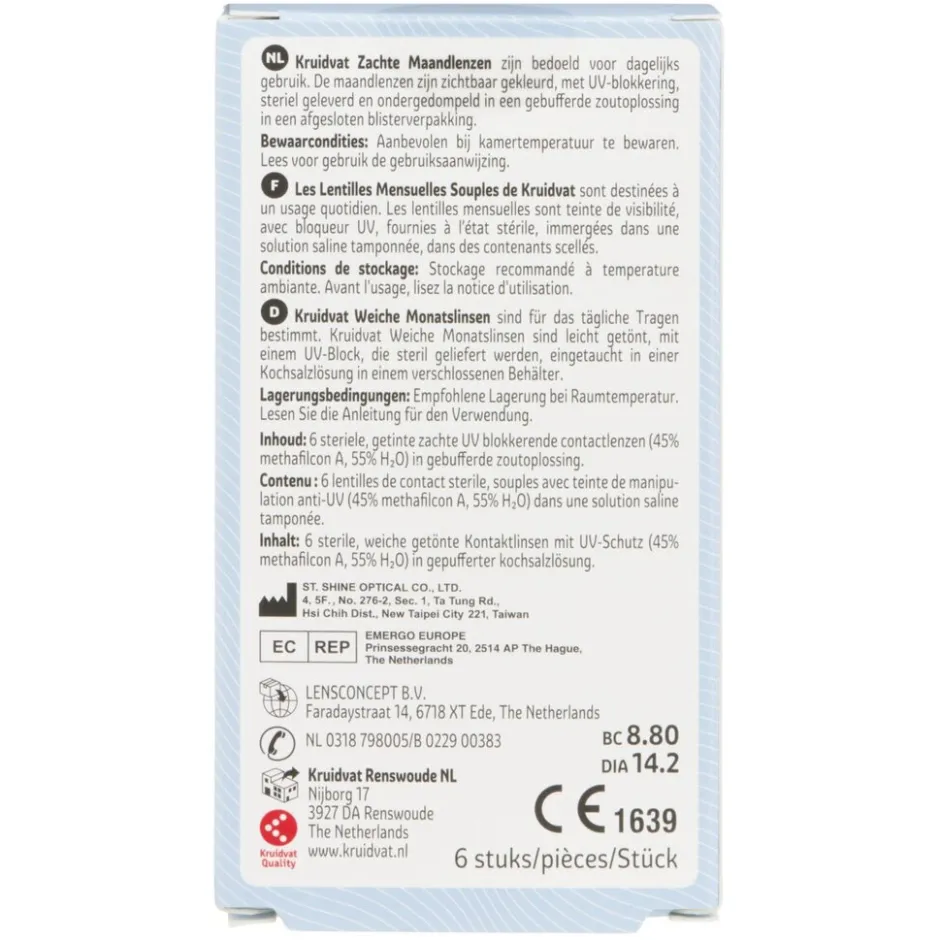 Opticare -4.00 Zachte Maandlenzen|Kruidvat Best