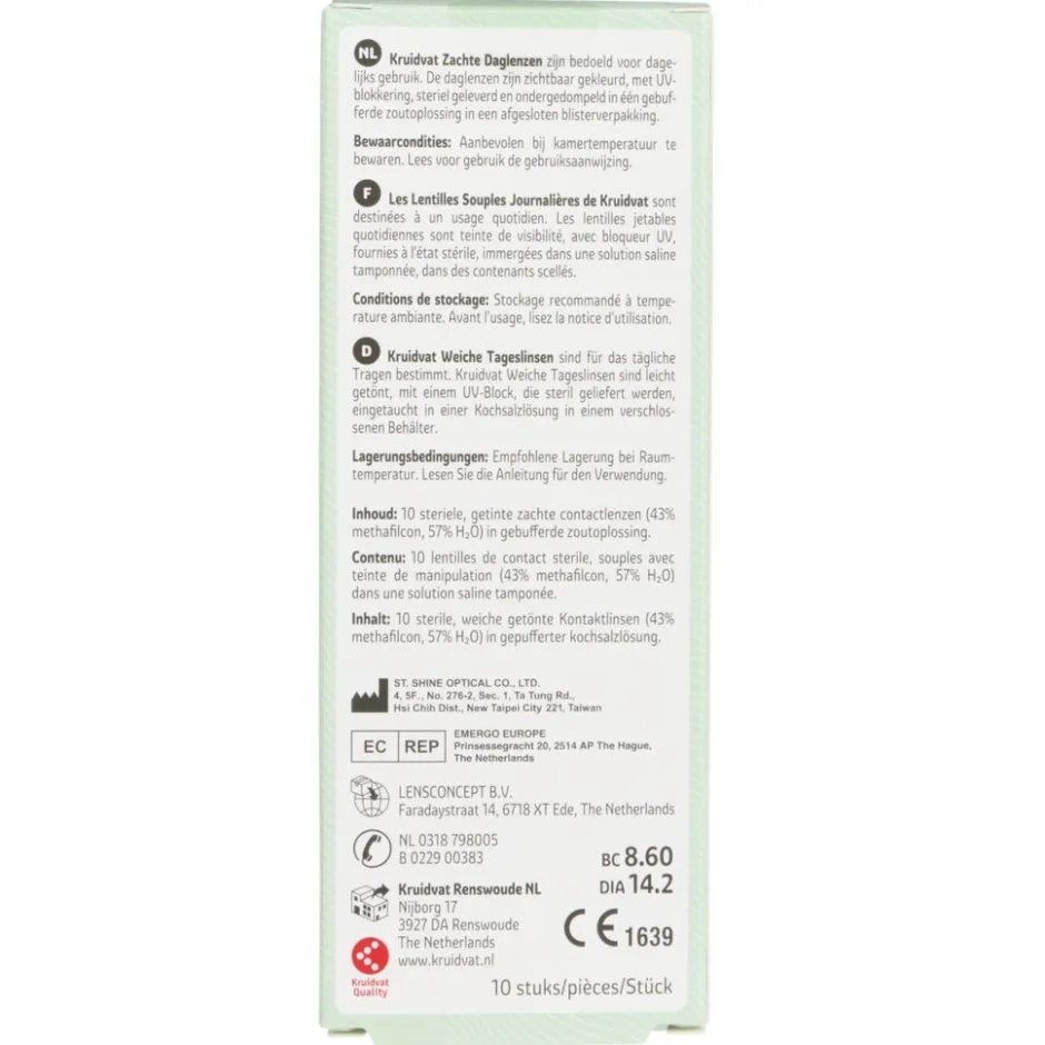 Opticare -6.00 Zachte Daglenzen|Kruidvat