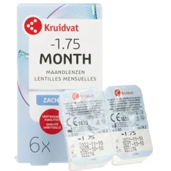 Kruidvat Opticare -1.75 Zachte Maandlenzen< Lenzen