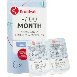 Kruidvat Opticare -7.00 Zachte Maandlenzen< Lenzen