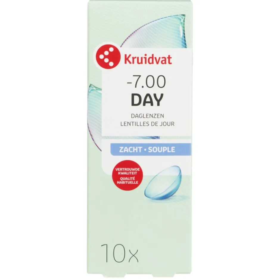 Kruidvat Opticare -7.00 Zachte Daglenzen< Lenzen