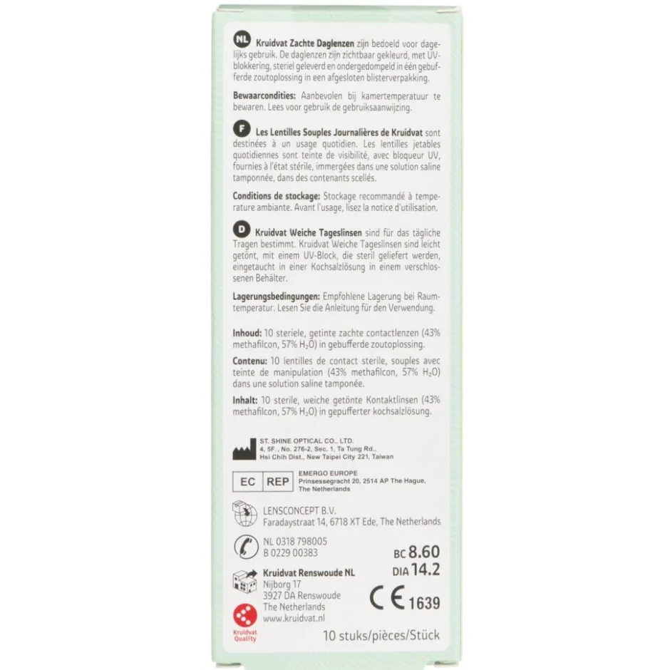 Opticare -6.50 Zachte Daglenzen|Kruidvat Outlet