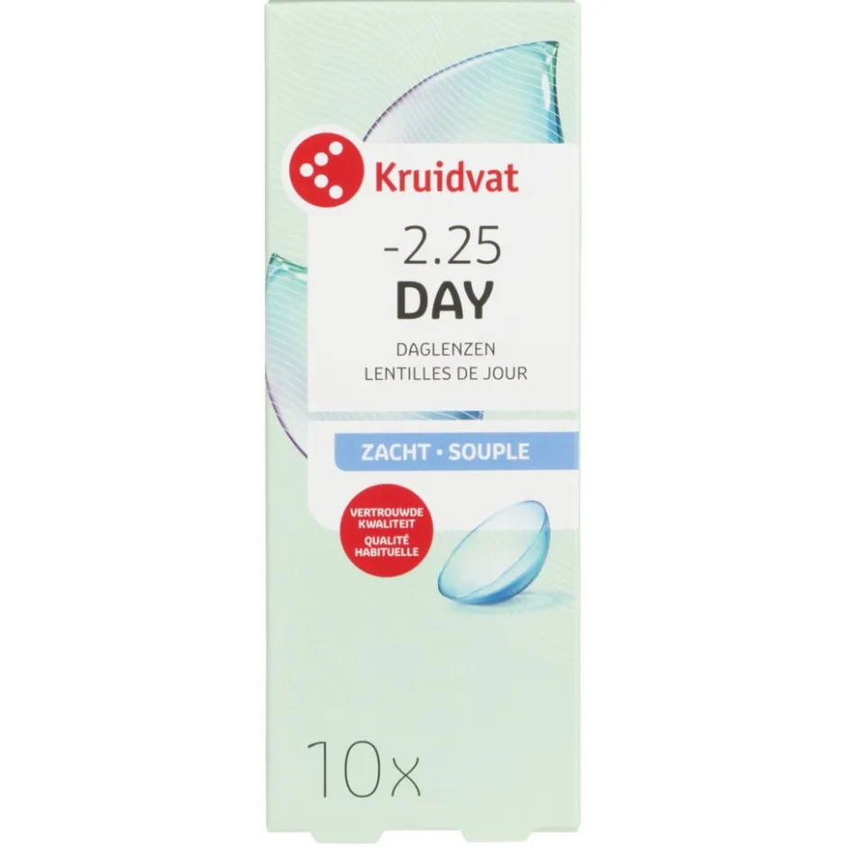 Kruidvat Opticare -2.25 Zachte Daglenzen< Lenzen