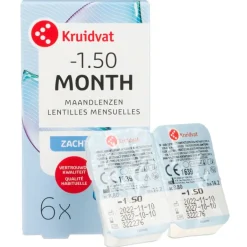 Kruidvat Opticare -1.50 Zachte Maandlenzen< Lenzen