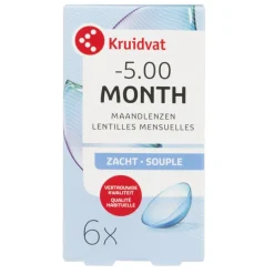 Kruidvat Opticare -5.00 Zachte Maandlenzen< Lenzen