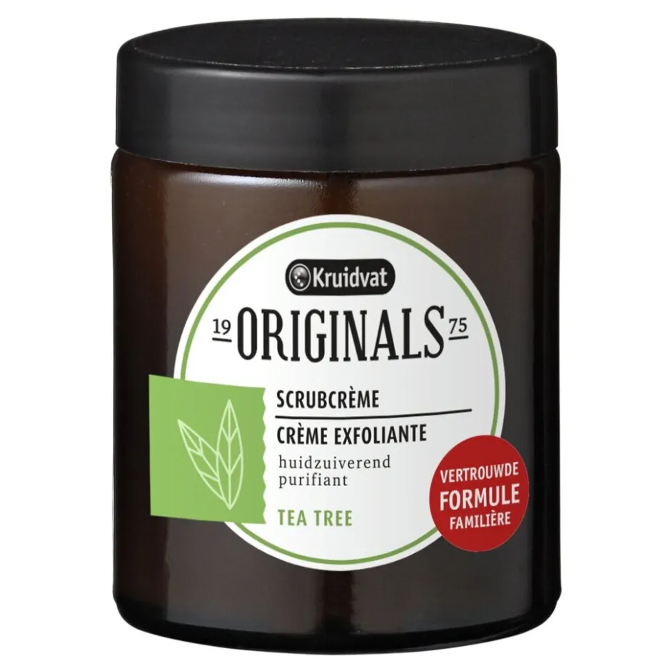 Kruidvat Originals Tea Tree Scrubcrème< Gezichtsreiniging