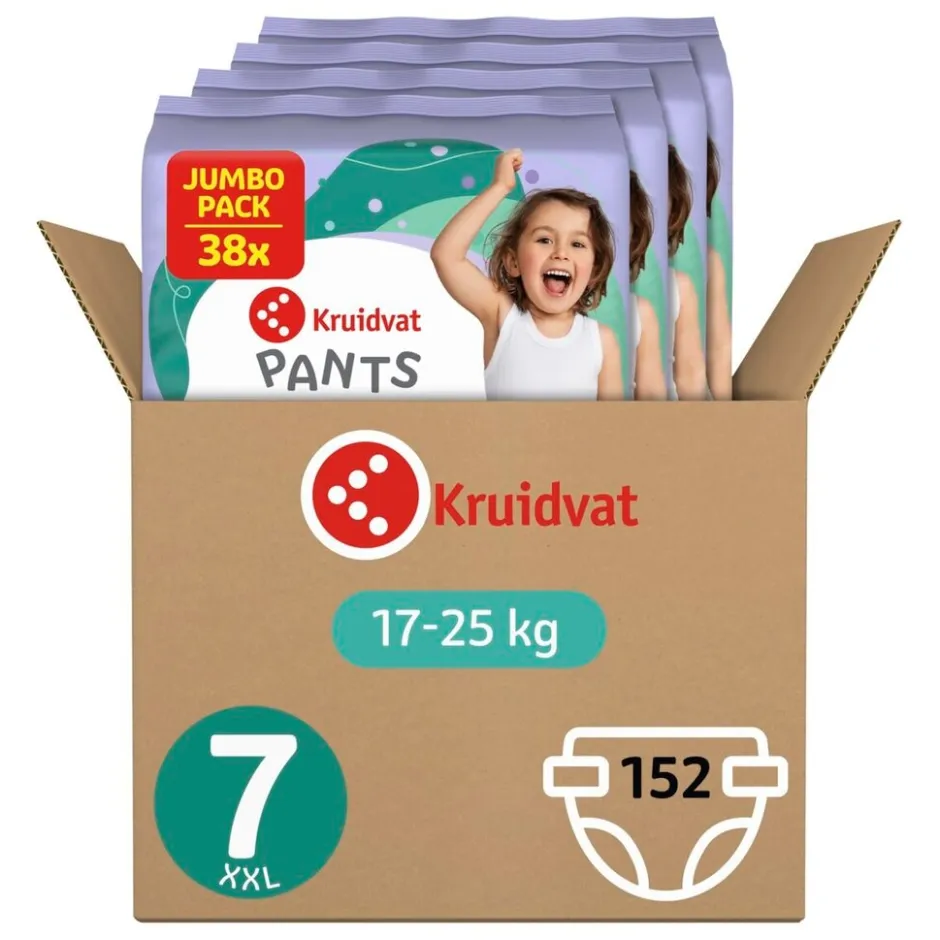 Kruidvat Pants Maat 7 XXL Luierbroekjes Volumedoos< Luierbroekjes Maat 7