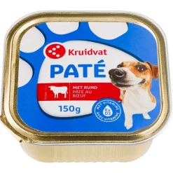 Kruidvat Paté met Rund Hondenvoer< Honden