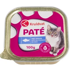 Kruidvat Paté met Zeevis Kattenvoer< Katten