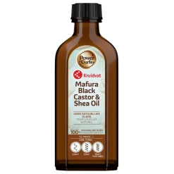 Kruidvat Power Curls Mafura Black Castor & Shea Oil Haarolie< Haarolie