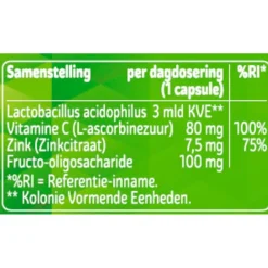 Kruidvat Pre- & Probiotica Capsules< Bacteriestammen