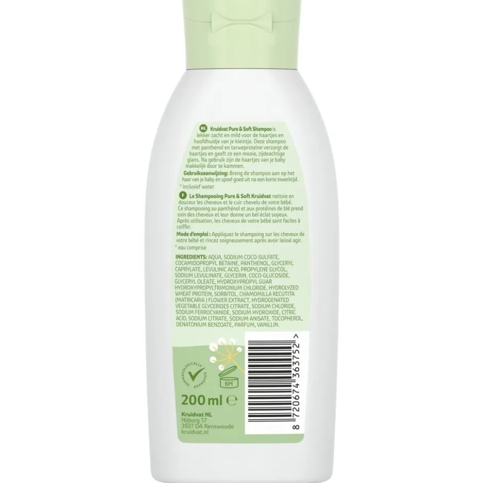 Kruidvat Pure & Soft Shampoo< Baby Haarverzorging
