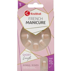 Salon Nails French Manicure Short Length Kunstnagels|Kruidvat Outlet