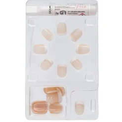 Salon Nails French Manicure Short Length Kunstnagels|Kruidvat Outlet