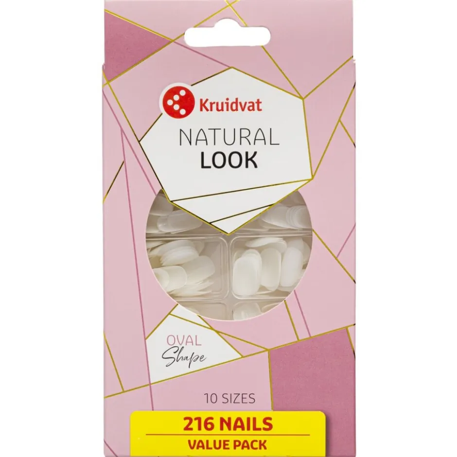 Salon Nails Natural Look Oval Kunstnagels|Kruidvat Sale