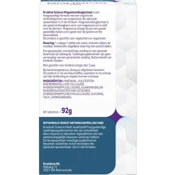 Kruidvat Science Magnesium Bisglycinaat Tabletten< Mineralen|Botten En Spieren