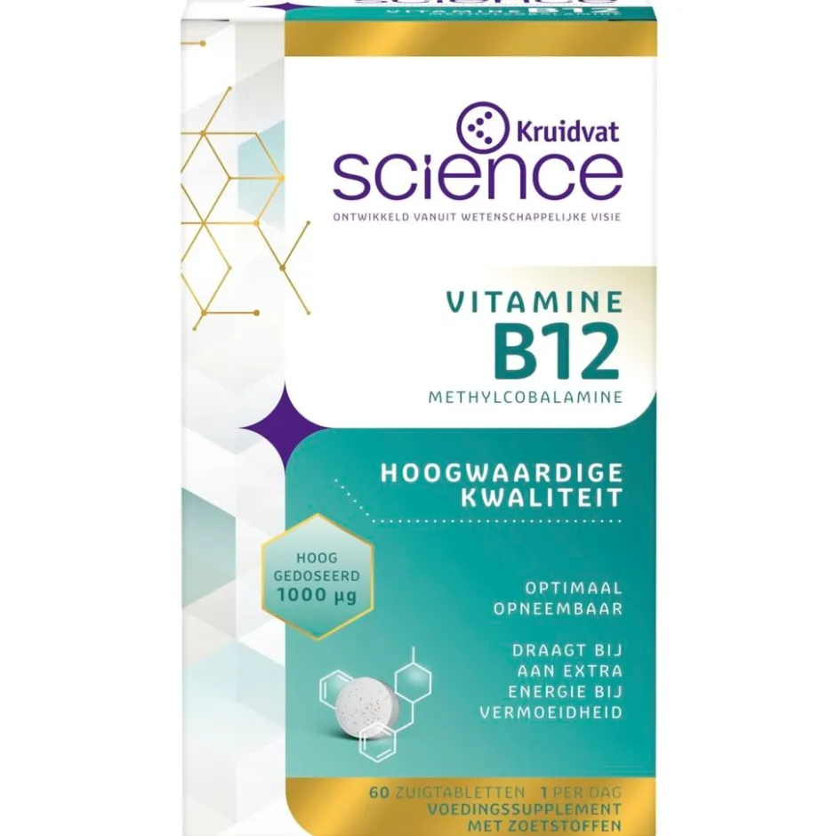 Kruidvat Science Vitamine B12 Zuigtabletten< Vitamines