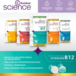 Kruidvat Science Vitamine B12 Zuigtabletten< Vitamines