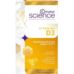 Kruidvat Science Vitamine D3 Softgels< Vitamines