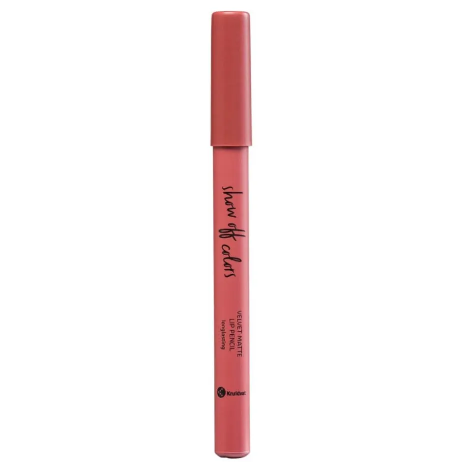 Kruidvat Show Off Colors 020 Lovely Bare Velvet Matte Lip Pencil< Lipmake-Up