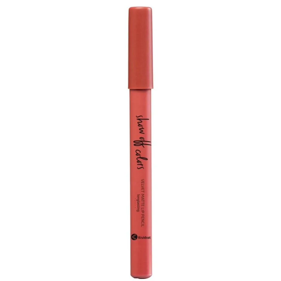 Show Off Colors 045 Tropical Coral Velvet Matte Lip Pencil|Kruidvat Hot