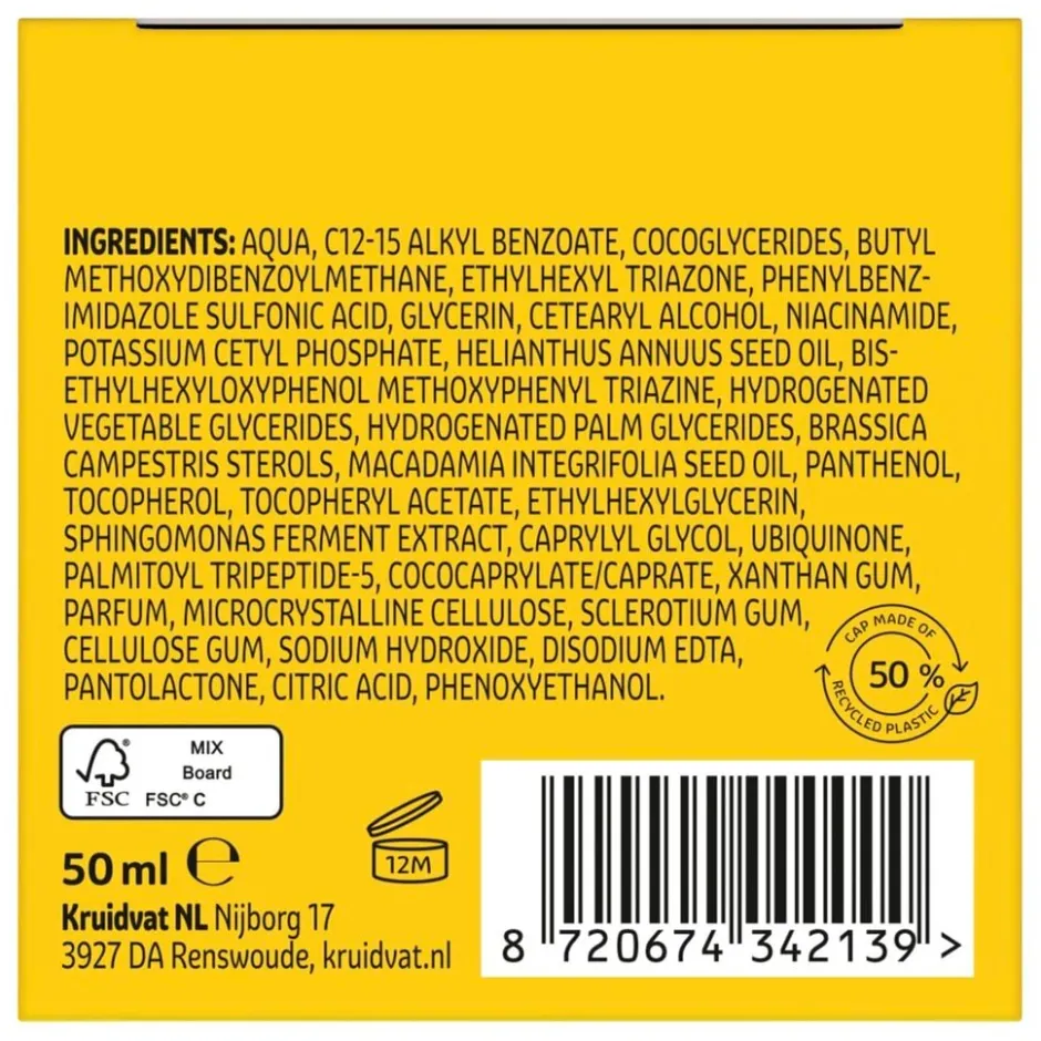 Kruidvat Smooth Q10 + Niacinamide SPF30 Dagcrème< Dagcreme