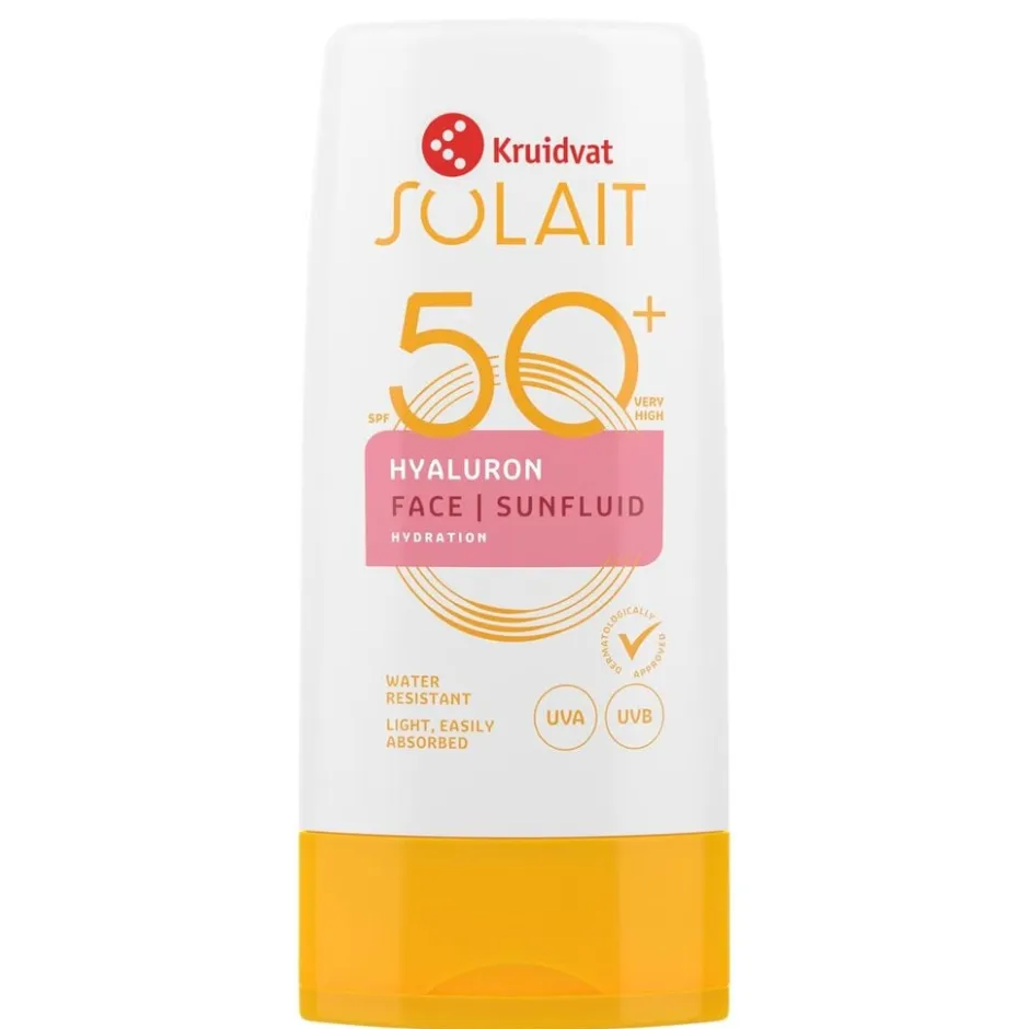 Hyaluron SPF50+ Face Sunfluid|Kruidvat Solait Hot
