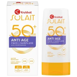 Kruidvat Solait SPF50+ Anti-Age Face Sunfluid< Zonnebrand