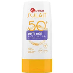 Kruidvat Solait SPF50+ Anti-Age Face Sunfluid< Zonnebrand