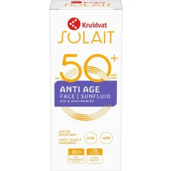 Kruidvat Solait SPF50+ Anti-Age Face Sunfluid< Zonnebrand