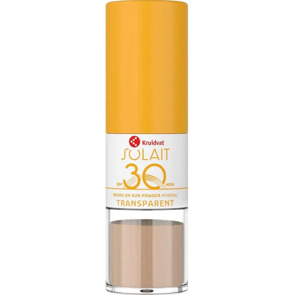 SPF30 Brush on Face Transparant Sun Powder|Kruidvat Solait Best