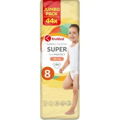 Kruidvat Super Maat 8 Luiers Jumbopack< Luiers Maat 8