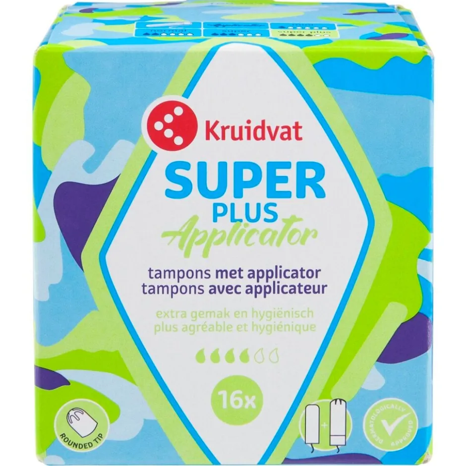 Super Plus Tampons met Applicator|Kruidvat