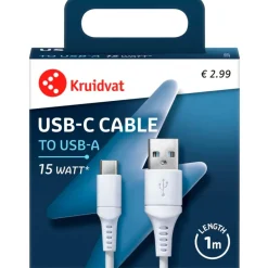 Kruidvat USB C Kabel< Telefoonkabeltjes