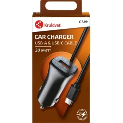 USB-A & USB-C Dual Autolader|Kruidvat New