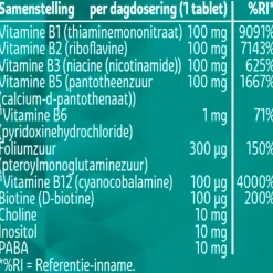 Vitamine B-100 Complex Tabletten|Kruidvat New