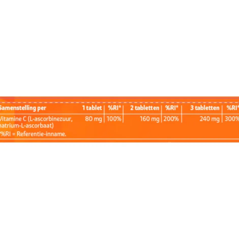 Vitamine C-80 Suikervrij Tabletten|Kruidvat Hot