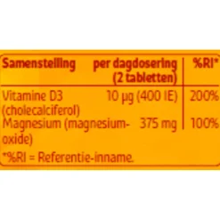 Vitamine D3 met Magnesium Tabletten|Kruidvat Clearance