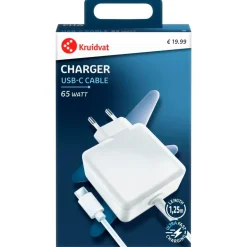 Kruidvat 65W USB-C Oplader< Telefoonopladers