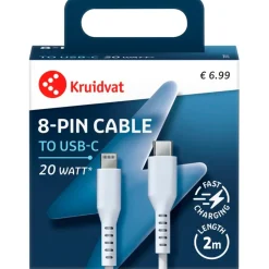 20W USB-C-naar-8-Pin Kabel|Kruidvat Online