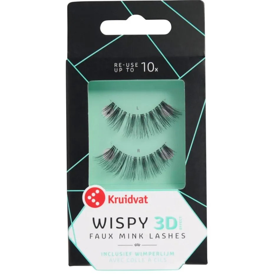 Wispy 3D Faux Mink Lashes|Kruidvat Clearance