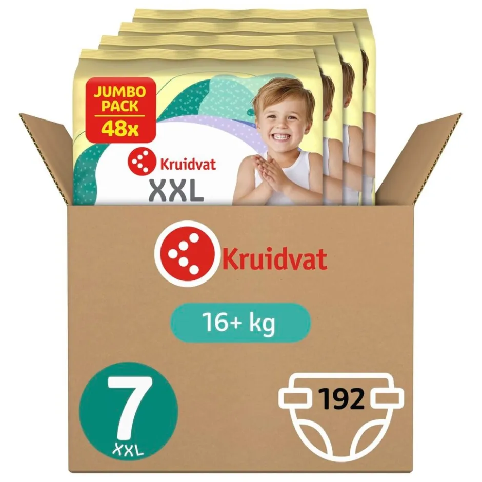 Kruidvat XXL Maat 7 Luiers Volumedoos< Luiers Maat 7