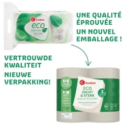 Kruidvat Zacht & Sterk 3-Laags Eco Toiletpapier< Toiletpapier