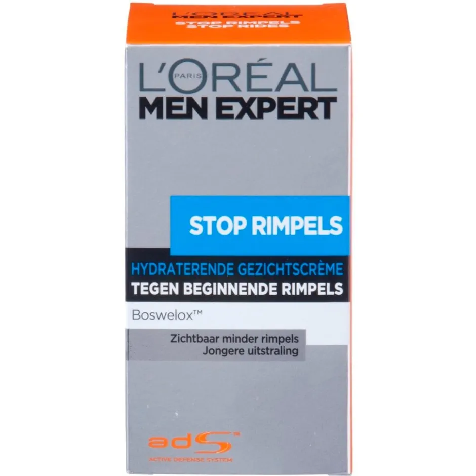 L'Oreal Paris Men Expert L Oréal Paris Men Expert Stop Rimpels Dagcrème< Gezichtscreme Mannen