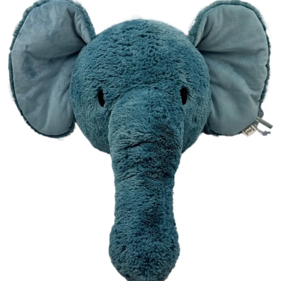Elephant Elly Blauw Muurdecoratie|Label Label Online