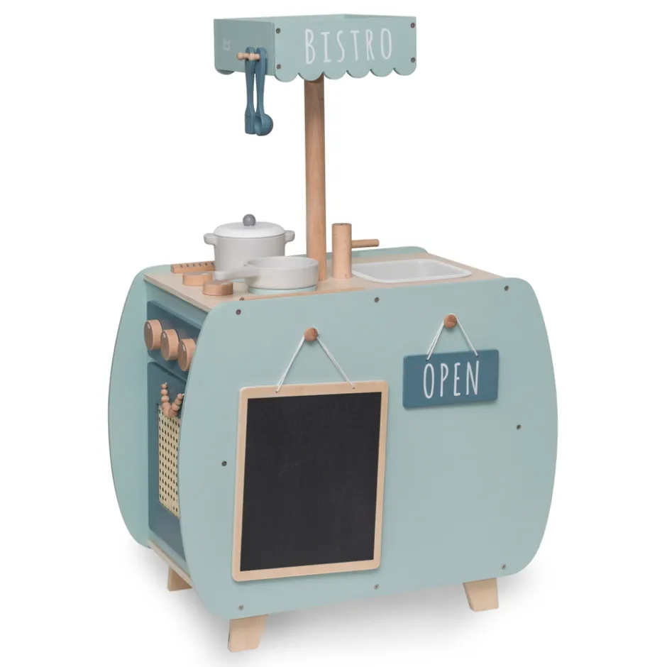 Groen Houten Bistro Keuken|Label Label Clearance