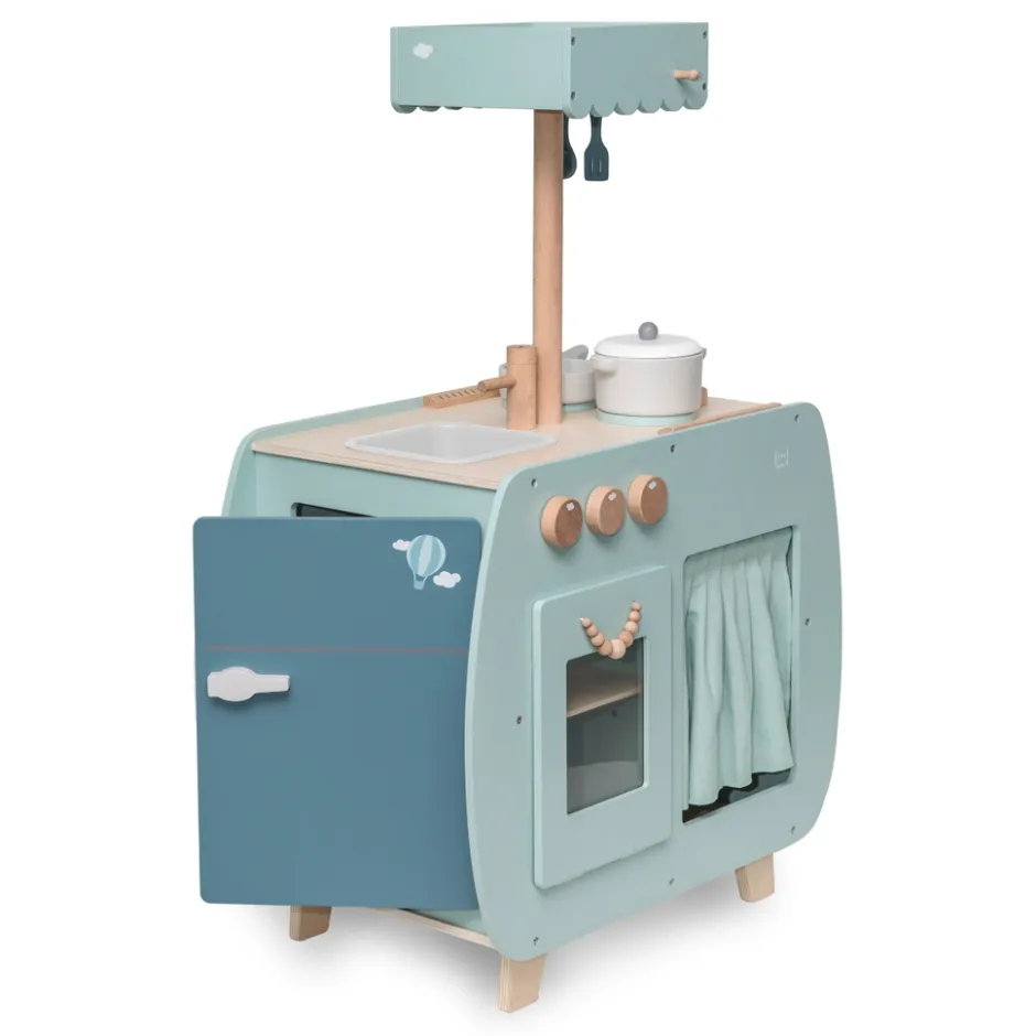 Groen Houten Bistro Keuken|Label Label Clearance