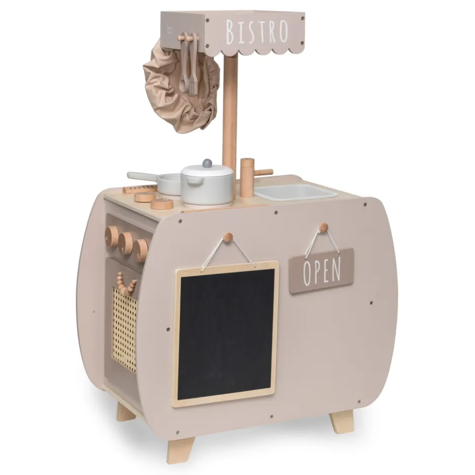 Nougat Houten Bistro Keuken|Label Label Hot