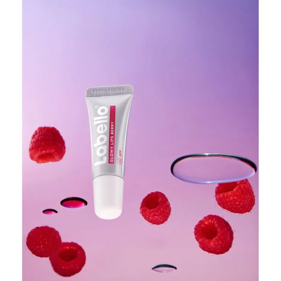 Glowy Lips Berry Lippenbalsem met SPF30|Labello Outlet