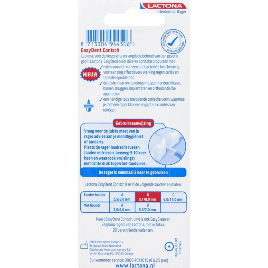 Easydent B 3.1/8.0 mm Ragers|Lactona Online